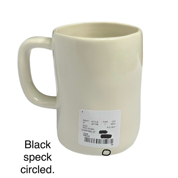 Rae Dunn CREATE Mug Coffee Tea White with Black Typewriter Letters NWT 2017 OG - Picture 5 of 12